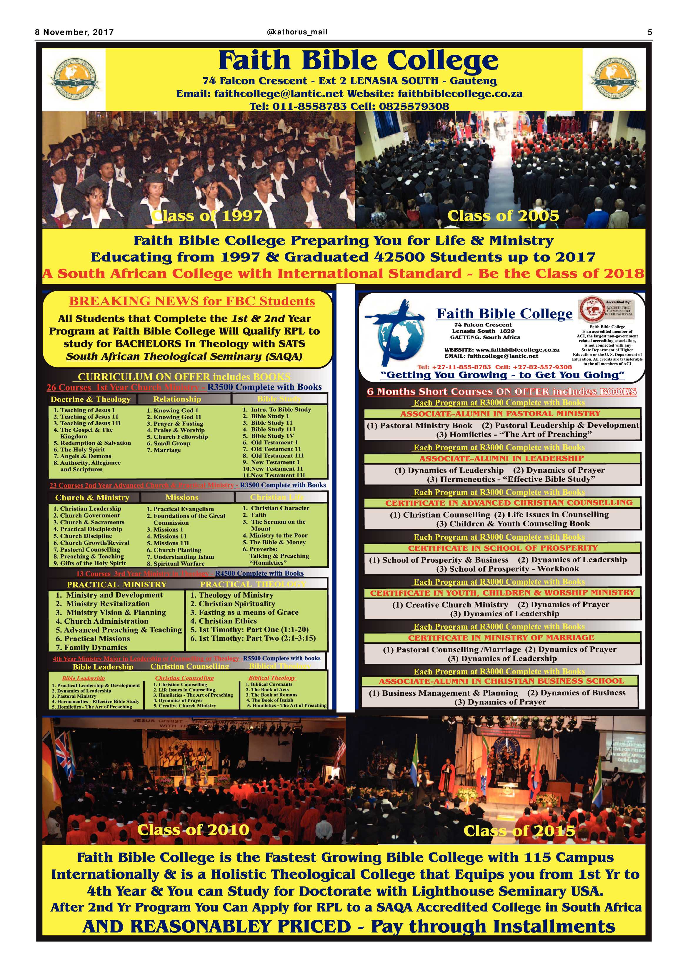 Kathorus Mail 08 November 2017 page 5