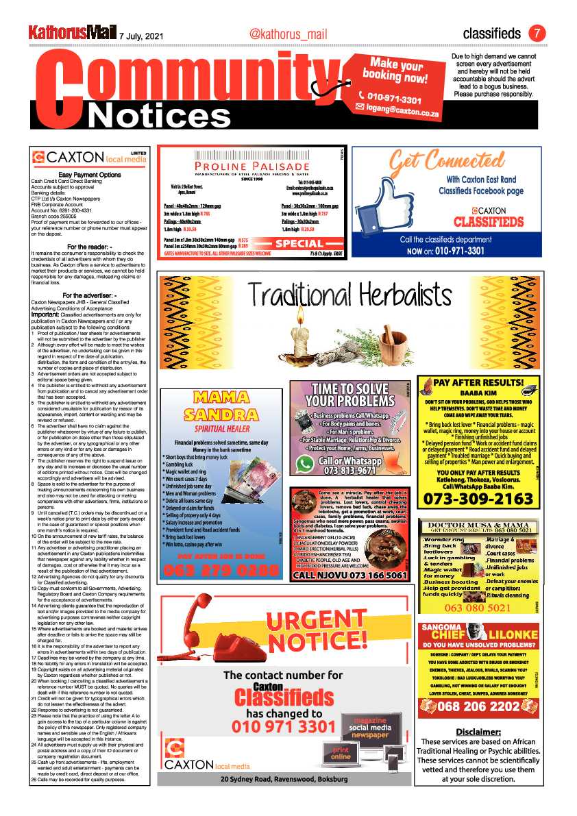Kathorus Mail 08 September 2021 page 7