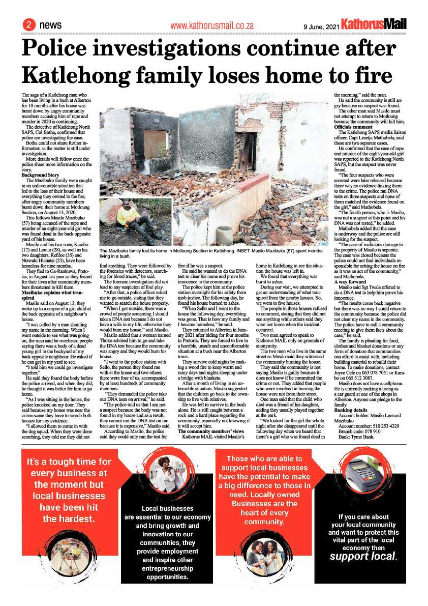 Kathorus Mail 09 June 2021 page 2