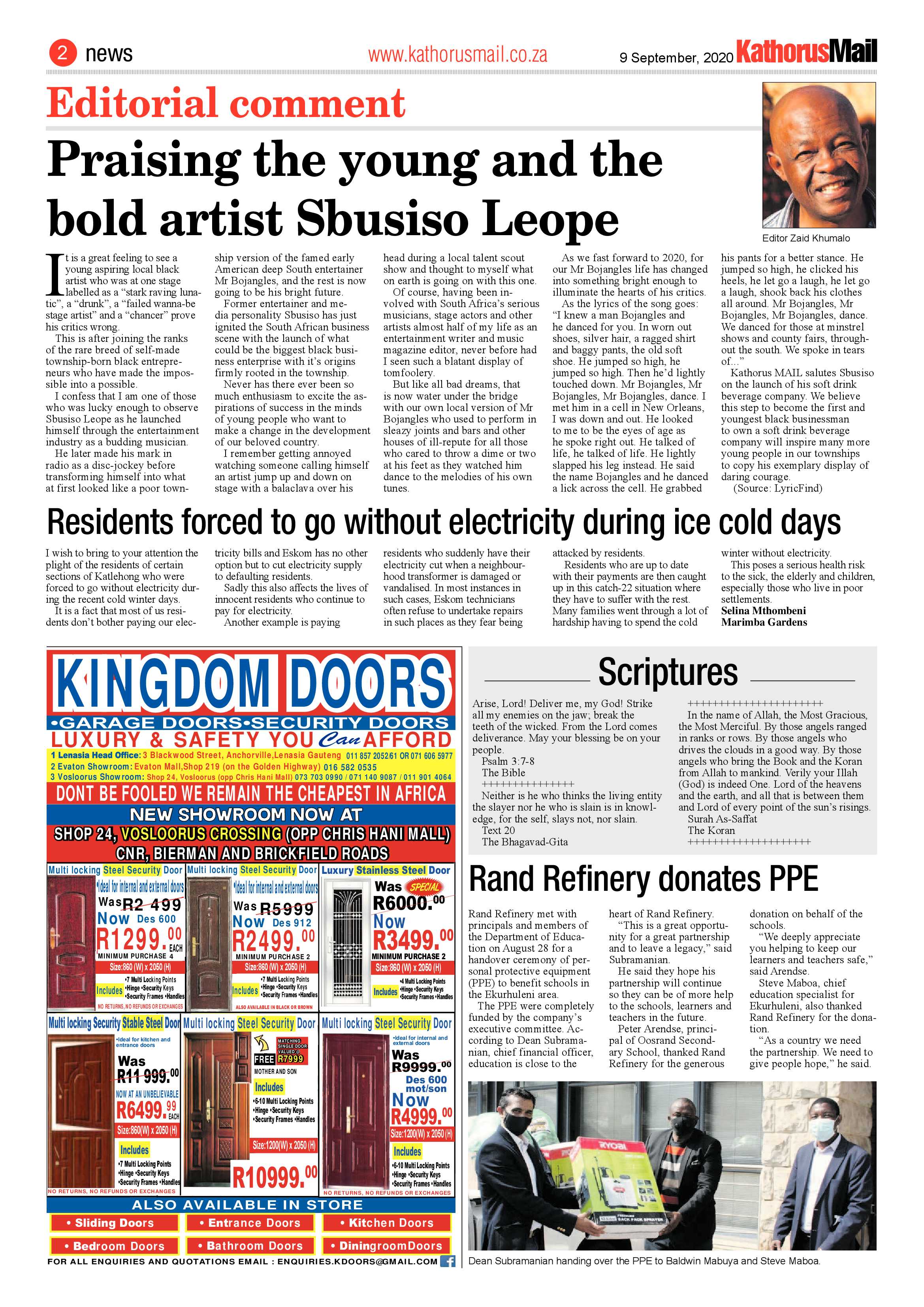 Kathorus Mail 09 September 2020 page 2