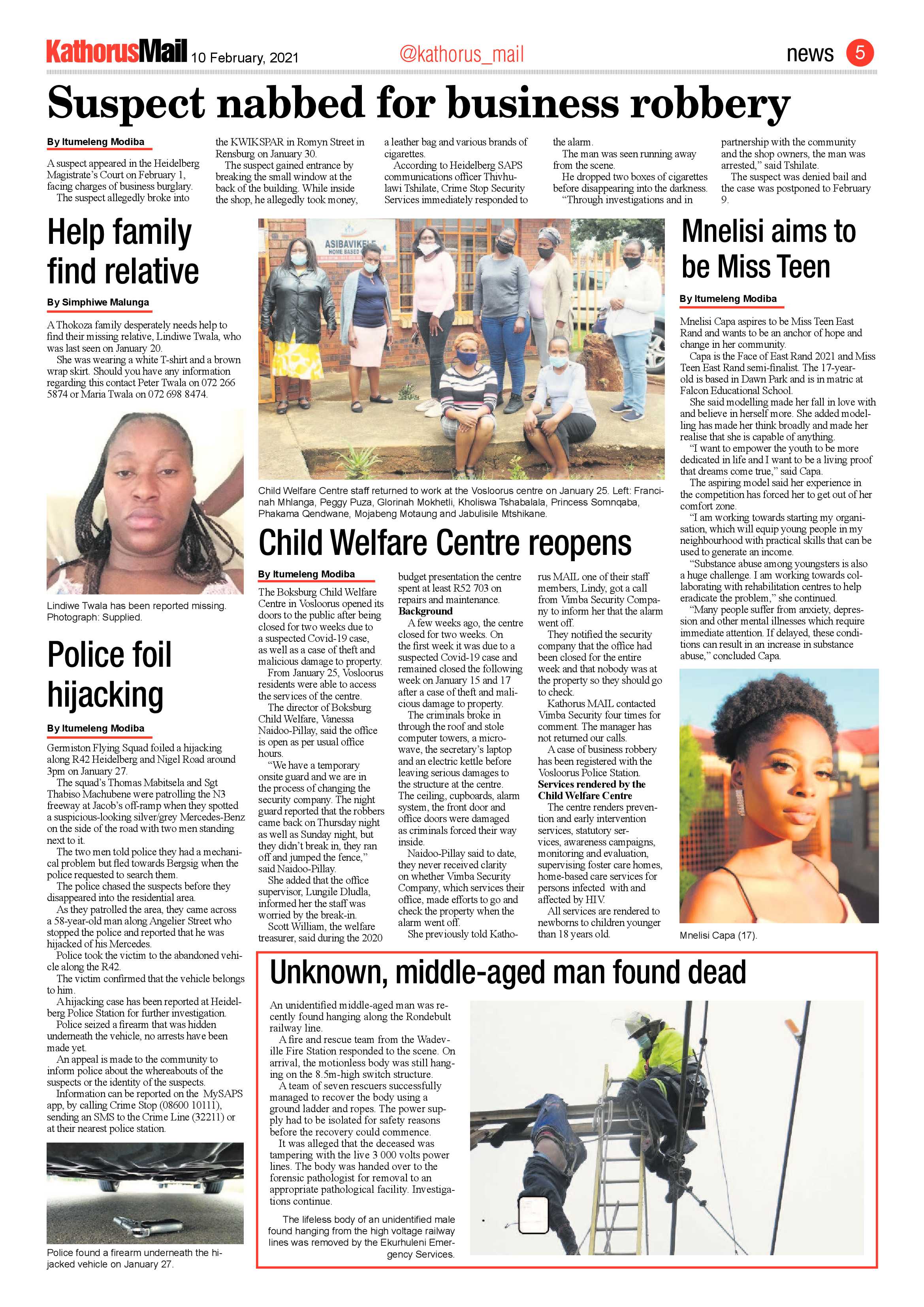 Kathorus Mail 10 February 2021 page 5