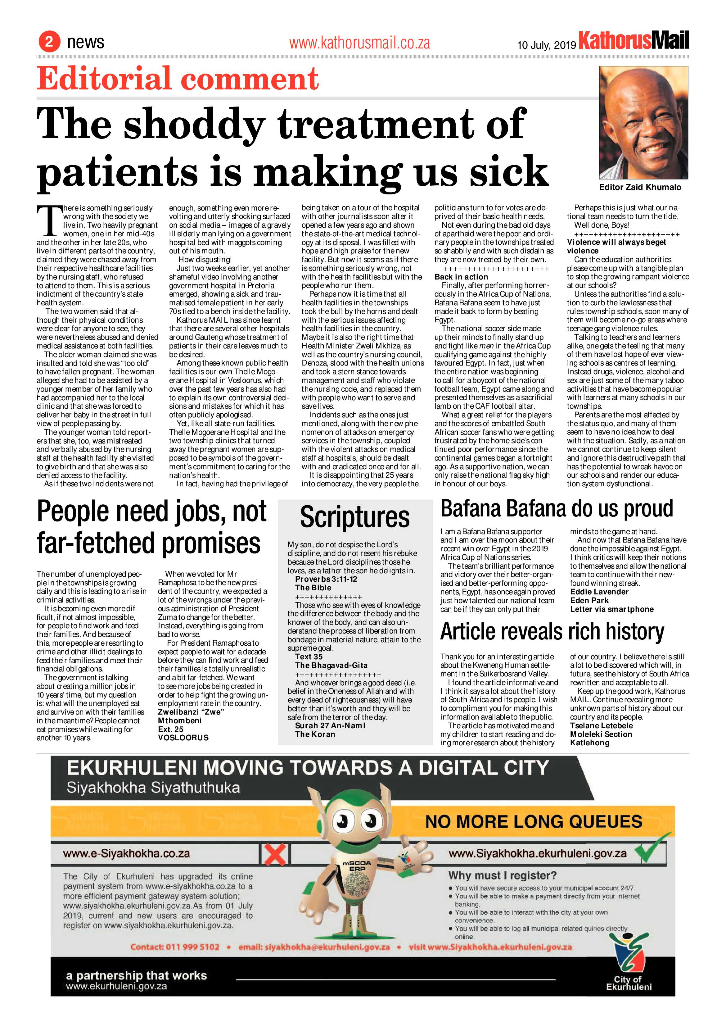 Kathorus Mail 10 July 2019 page 2
