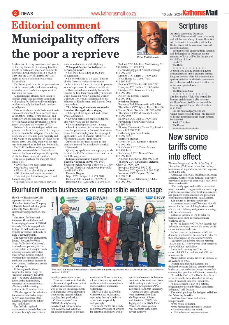 Kathorus Mail 10 July 2024 page 2