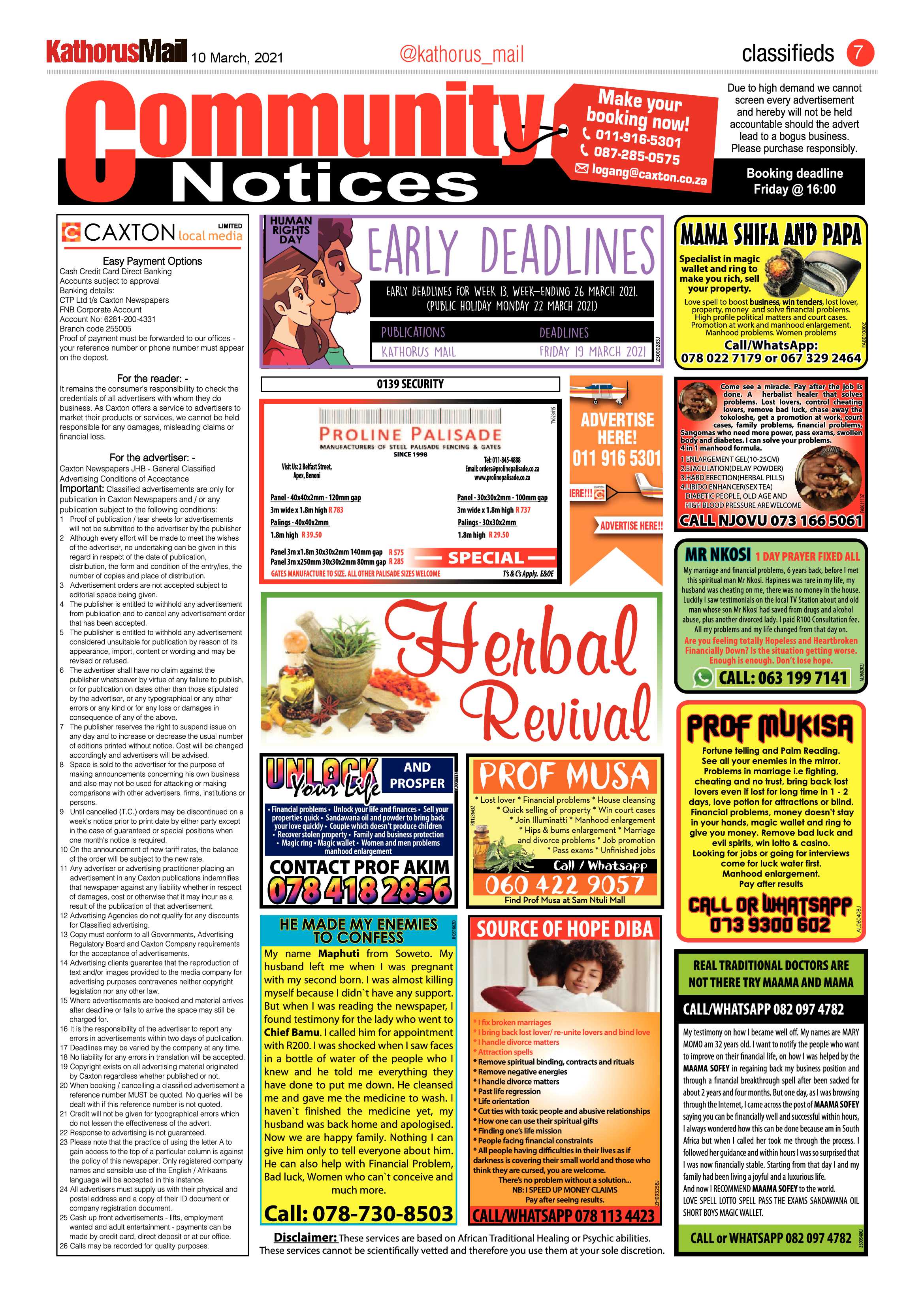 Kathorus Mail 10 March 2021 page 7