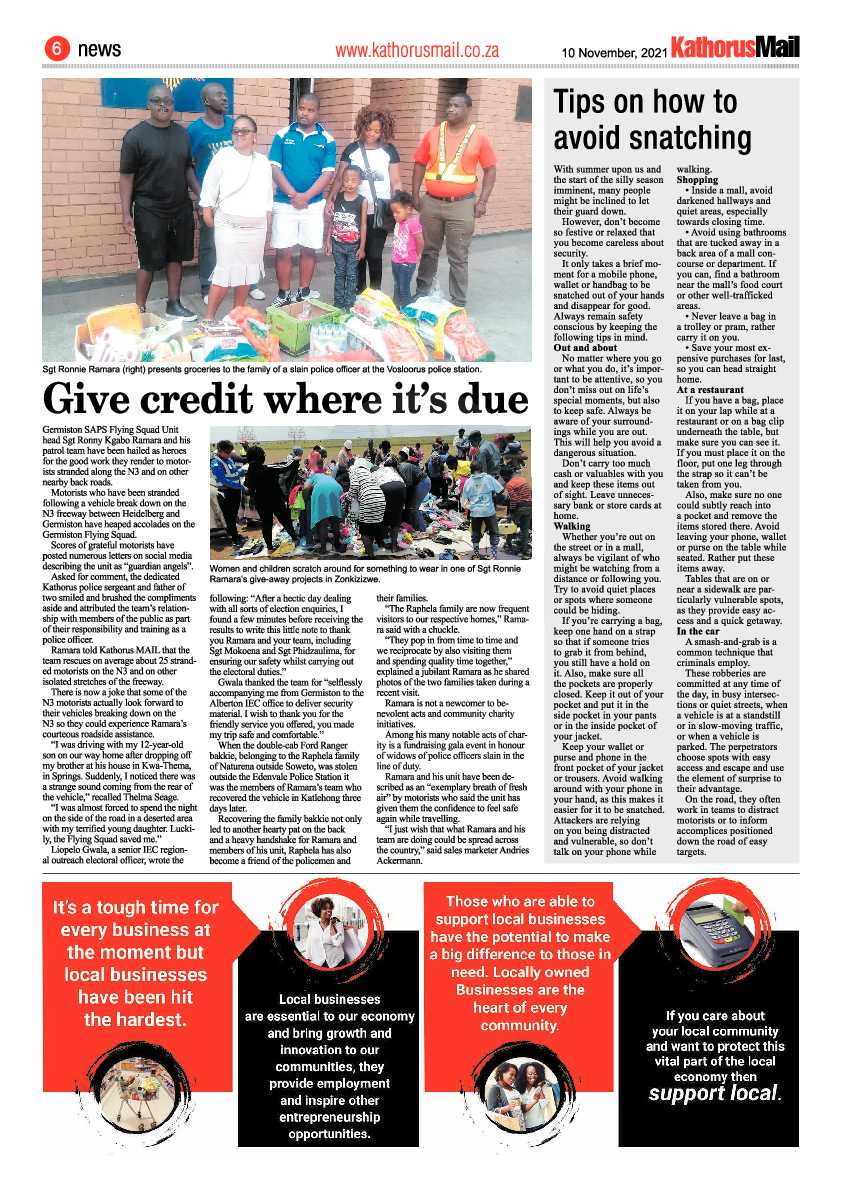 Kathorus Mail 10 November 2021 page 6