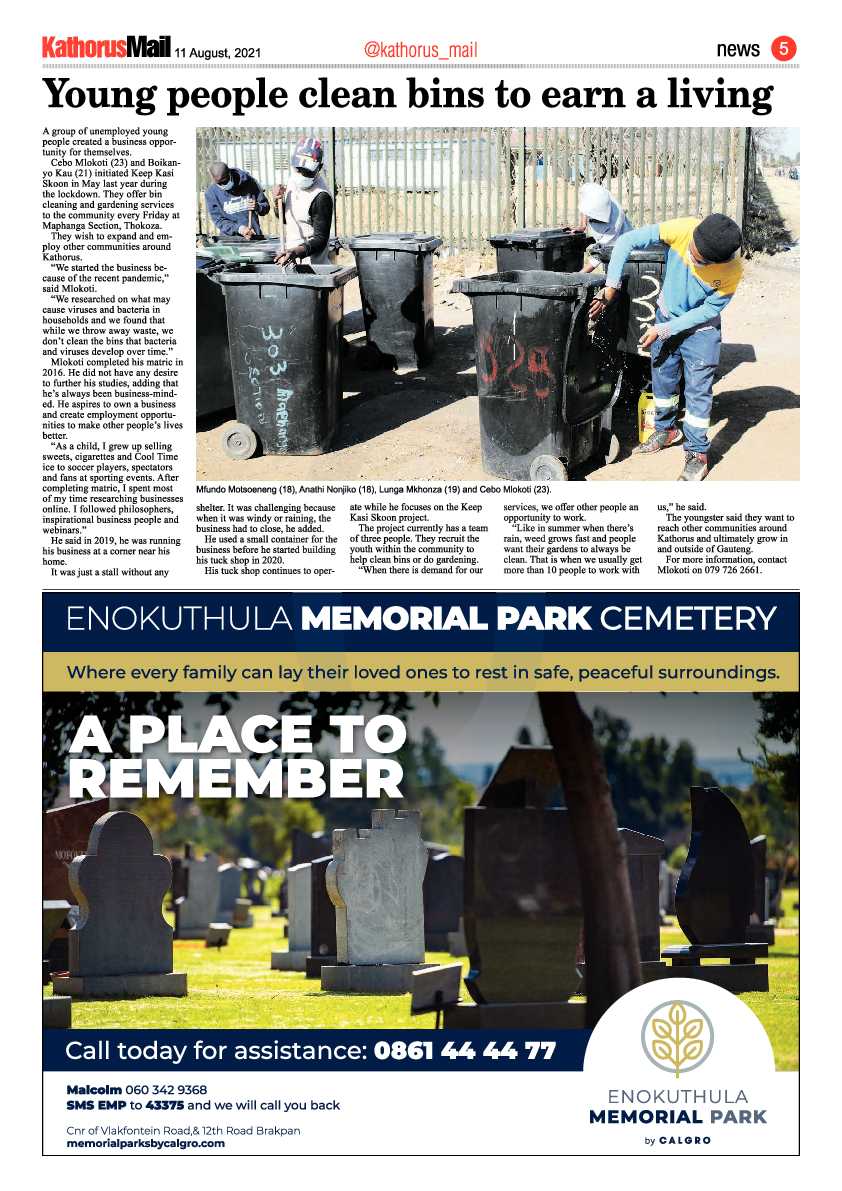 Kathorus Mail 11 August 2021 page 5