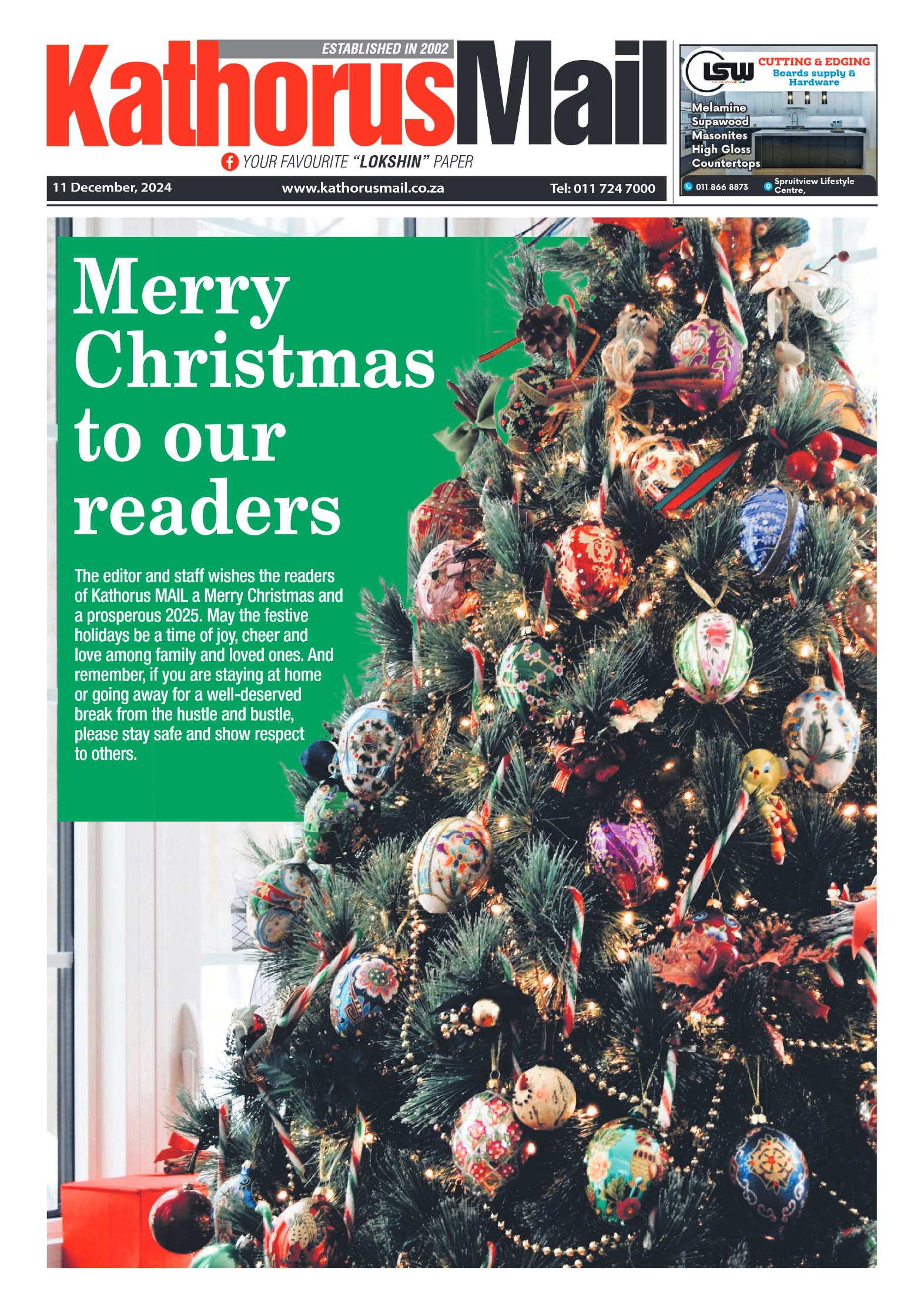 Kathorus Mail 11 December 2024 page 1