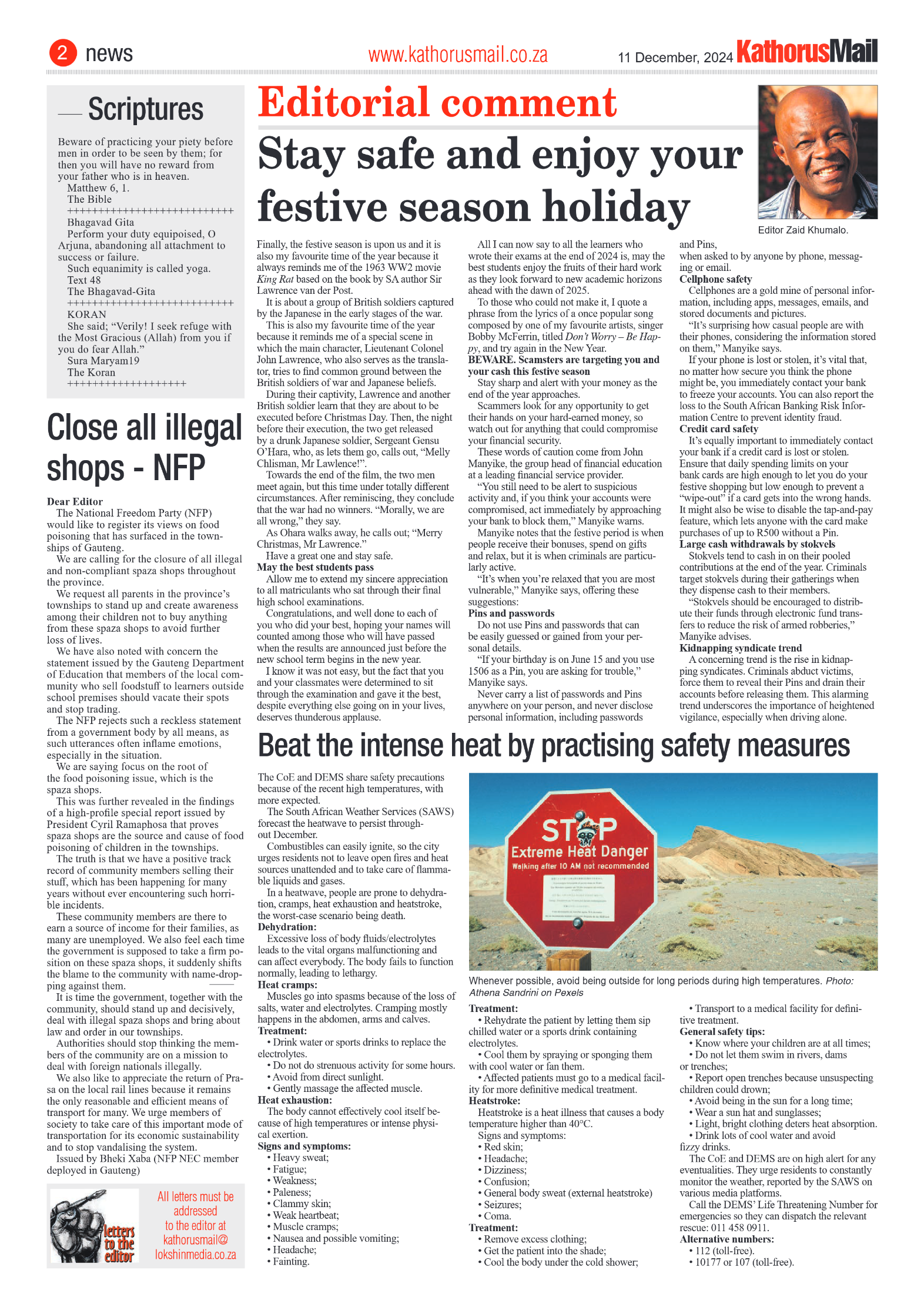 Kathorus Mail 11 December 2024 page 2