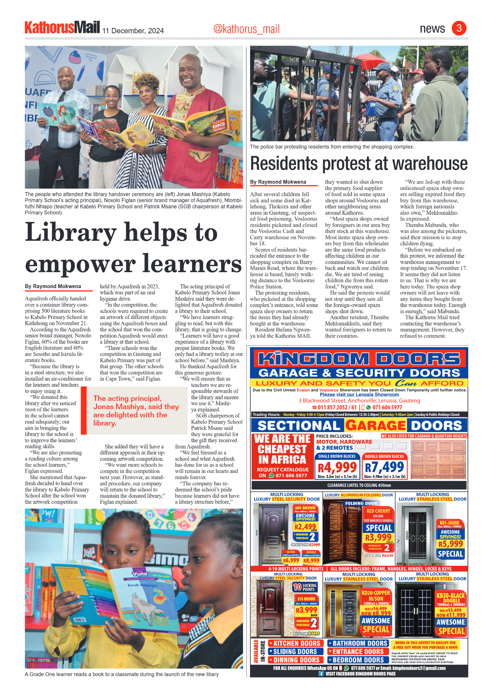 Kathorus Mail 11 December 2024 page 3