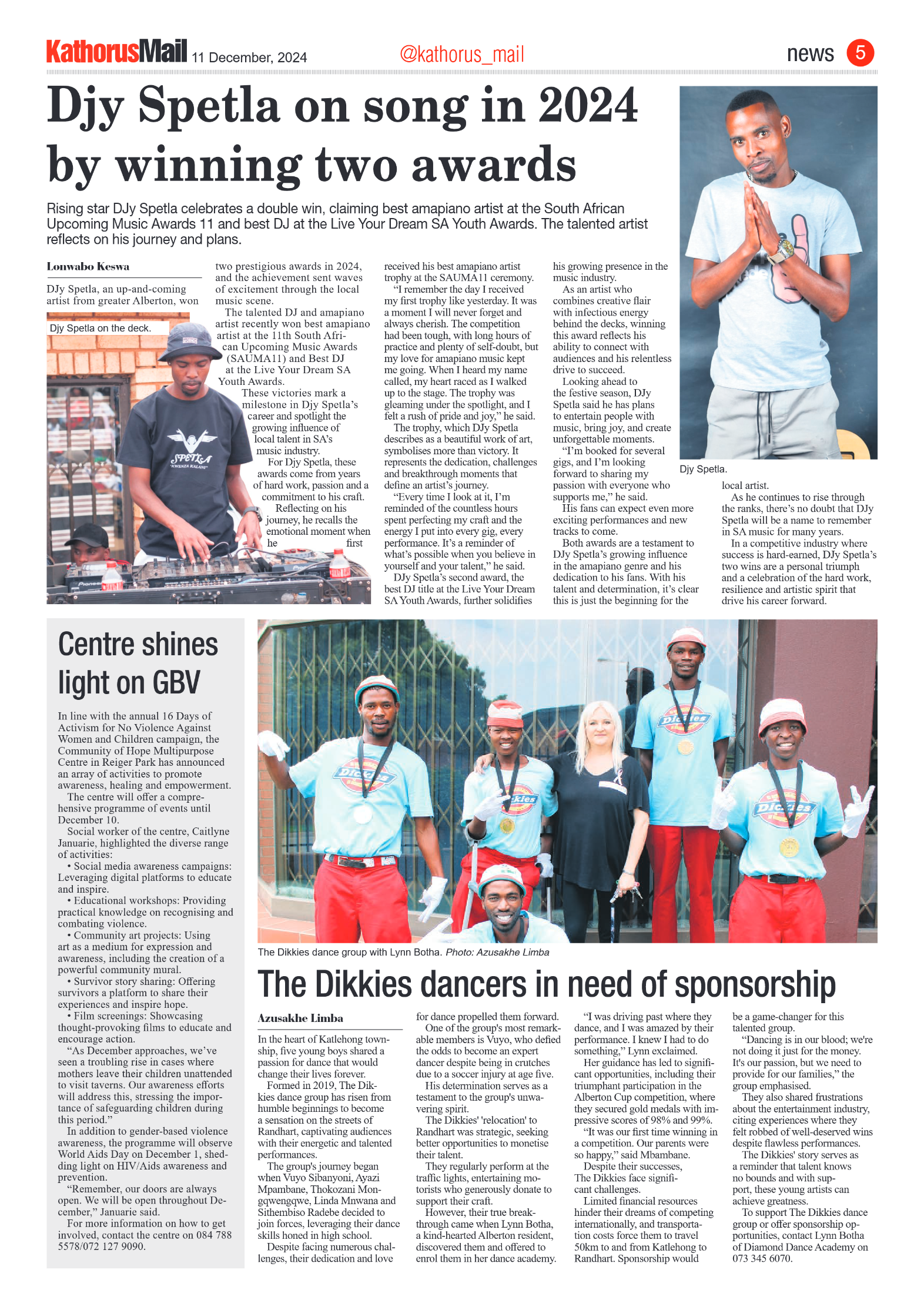 Kathorus Mail 11 December 2024 page 5