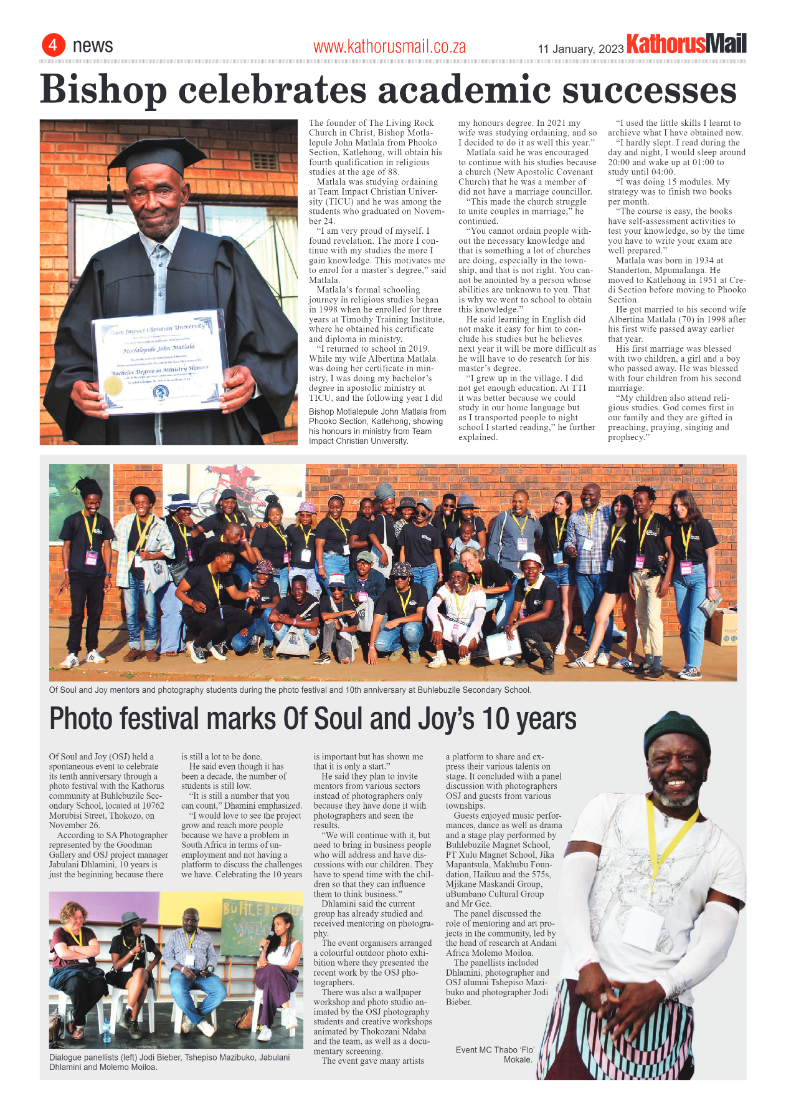 Kathorus Mail 11 January 2023 page 4