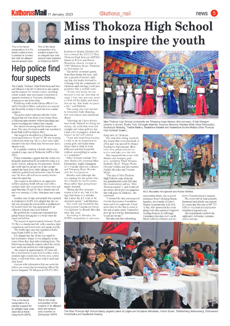Kathorus Mail 11 January 2023 page 5