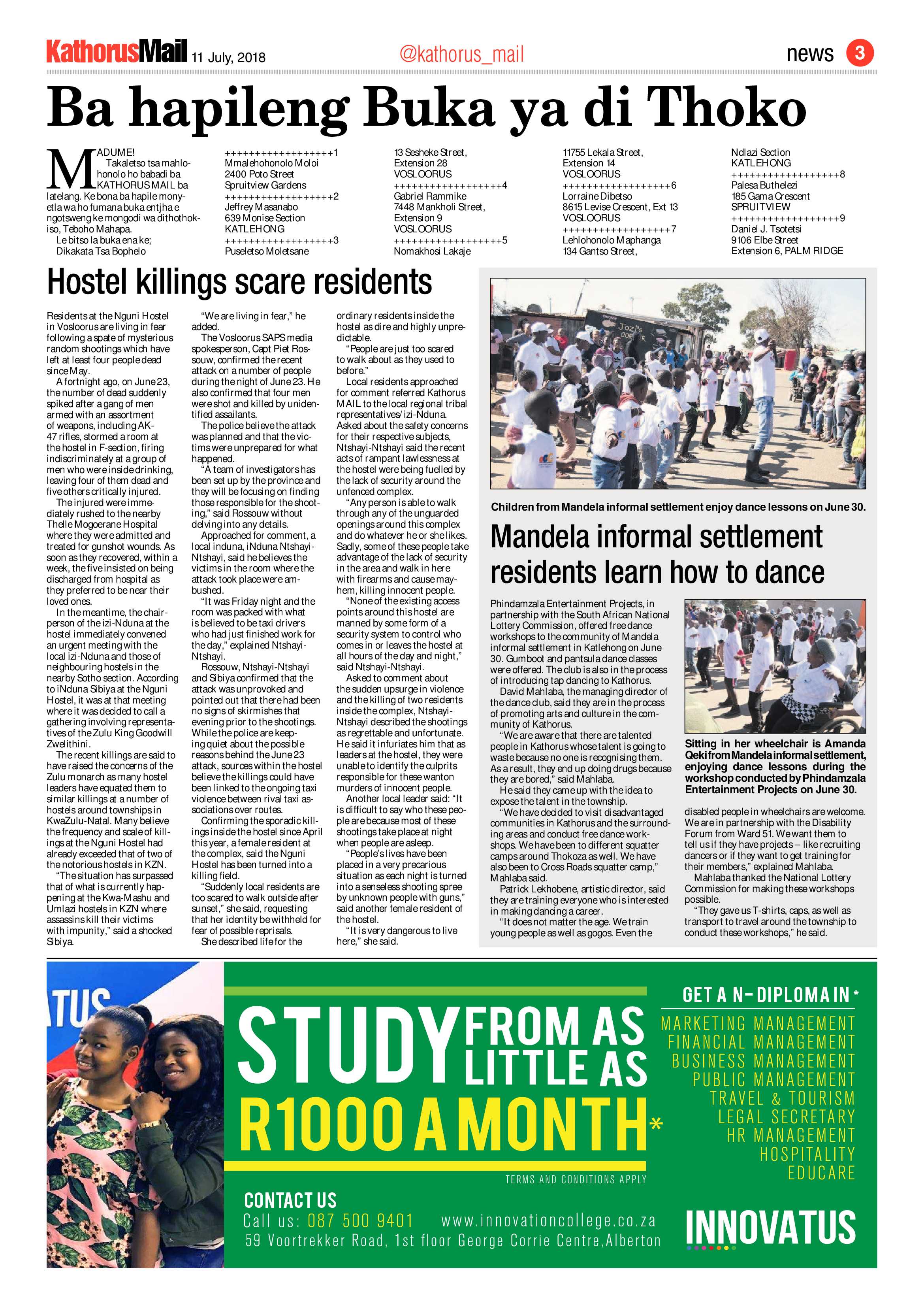 Kathorus Mail 11 July 2018 page 3