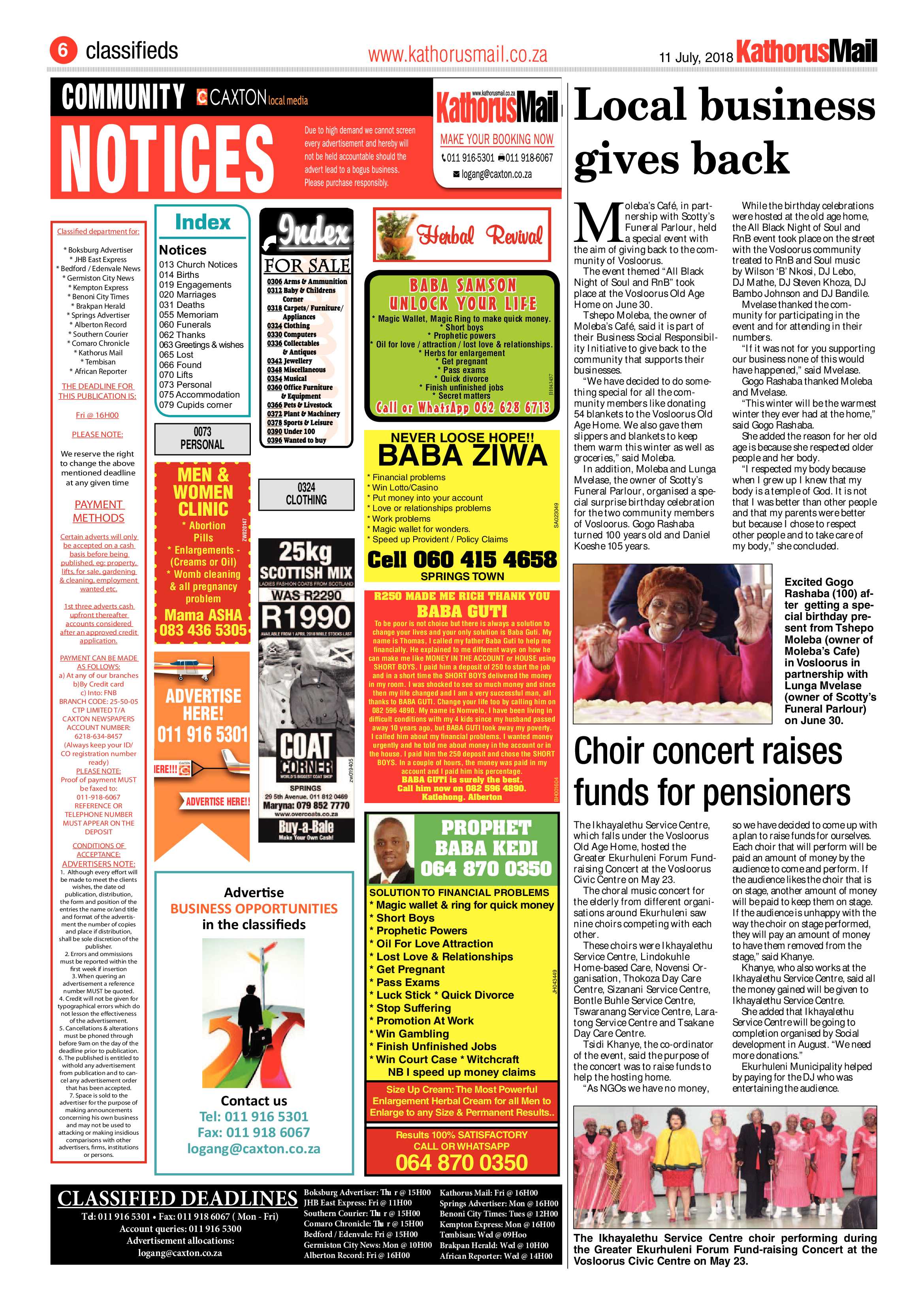 Kathorus Mail 11 July 2018 page 6
