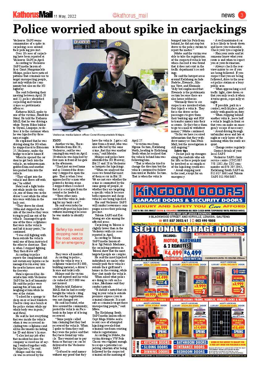 Kathorus Mail 11 May 2022 page 3