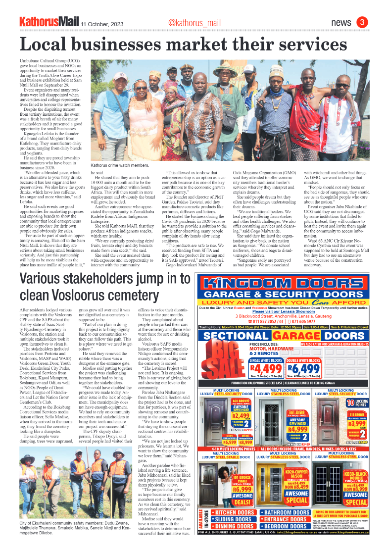 Kathorus Mail 11 October 2023 page 3