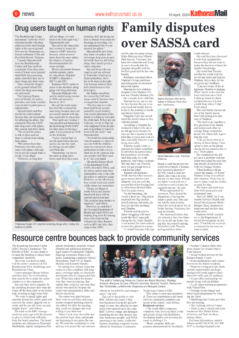 Kathorus Mail 12 April 2024 page 6