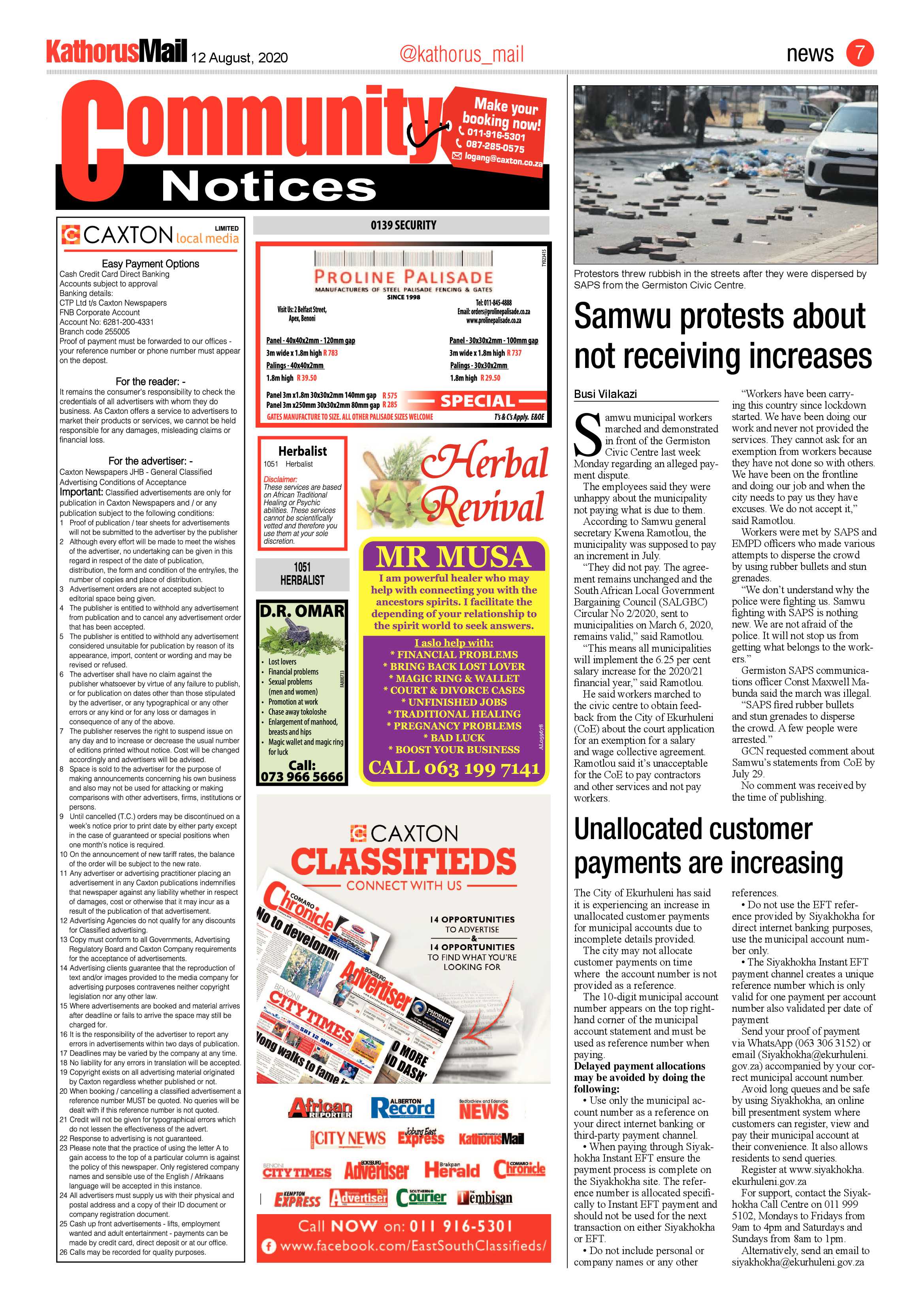 Kathorus Mail 12 August 2020 page 7