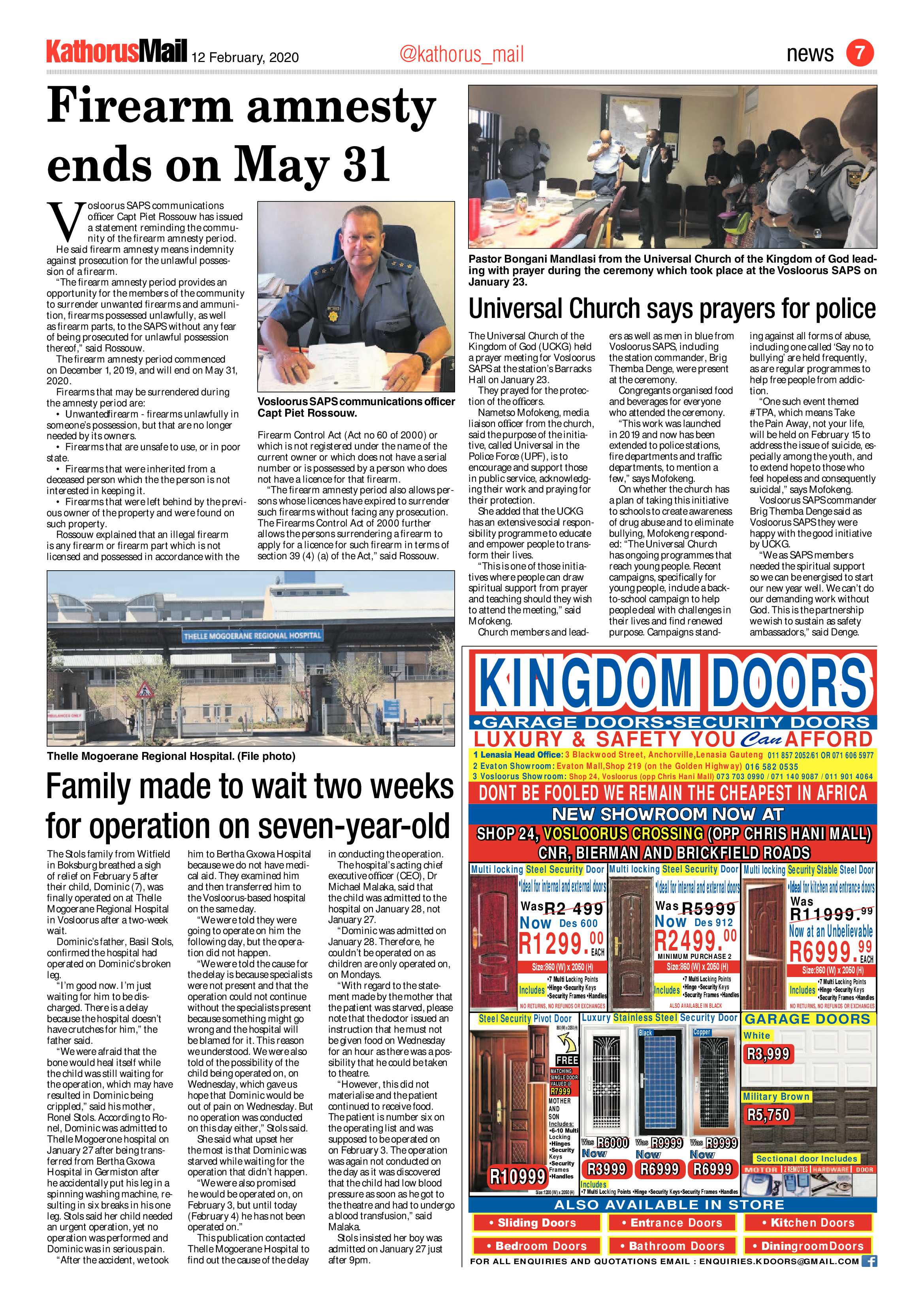 Kathorus Mail 12 February 2020 page 7