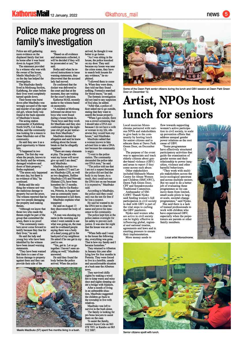 Kathorus Mail 12 January 2022 page 5
