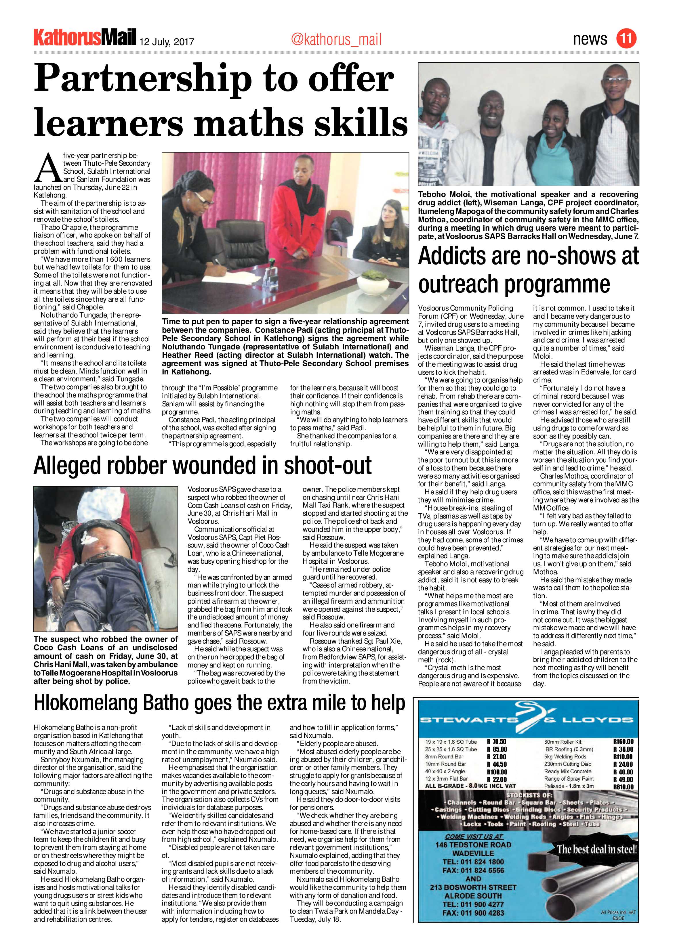Kathorus Mail 12 July 2017 page 11