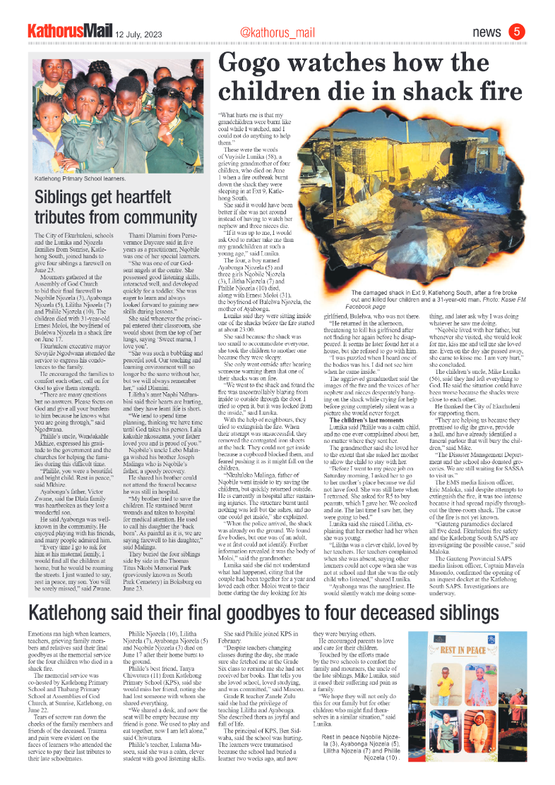 Kathorus Mail 12 July 2023 page 5
