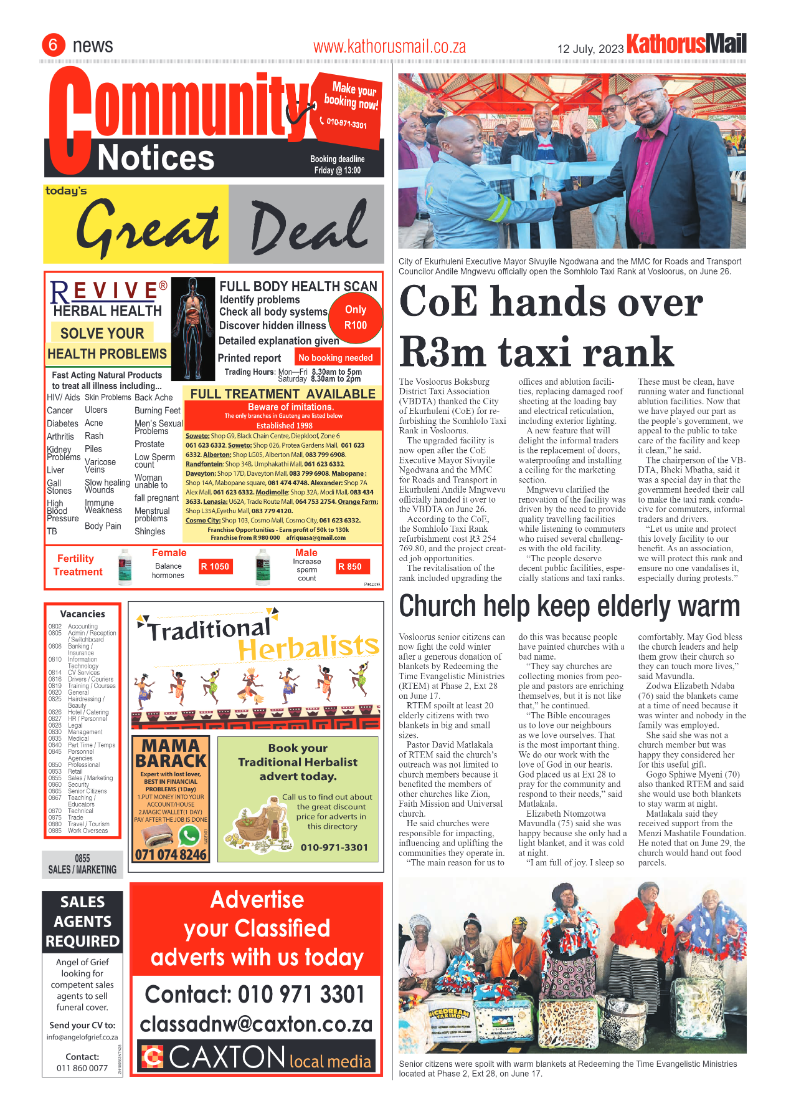 Kathorus Mail 12 July 2023 page 6
