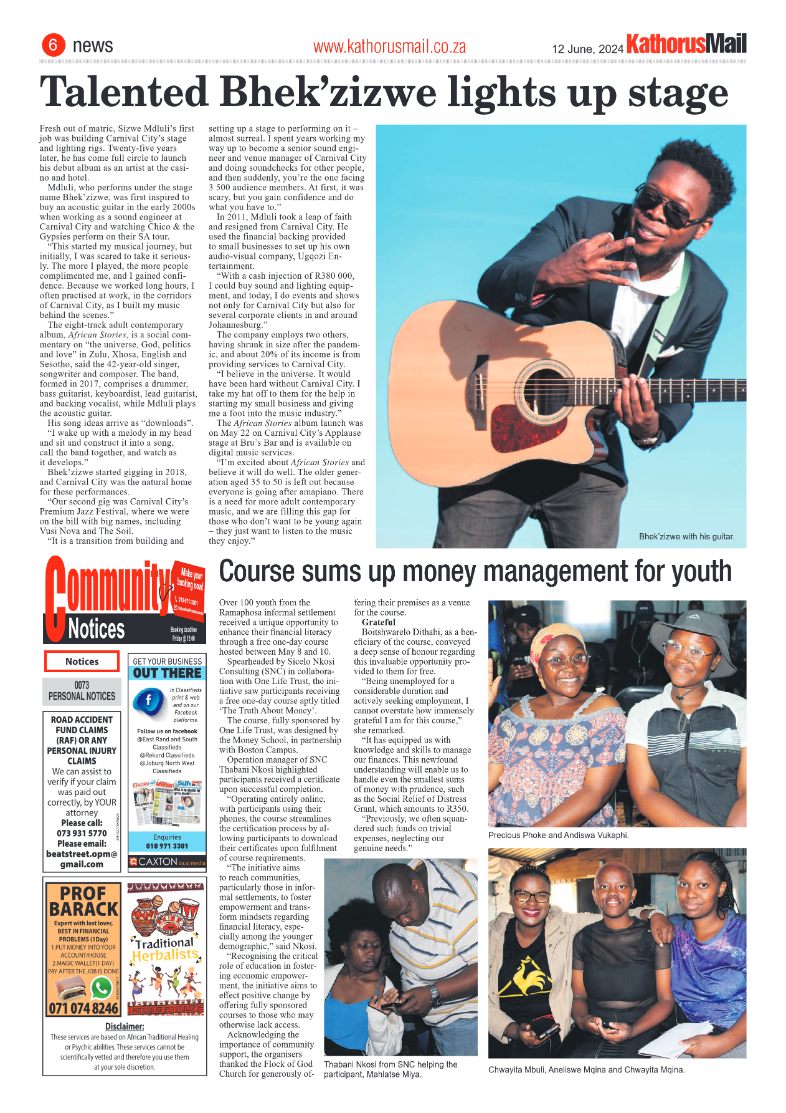 Kathorus Mail 12 June 2024 page 6