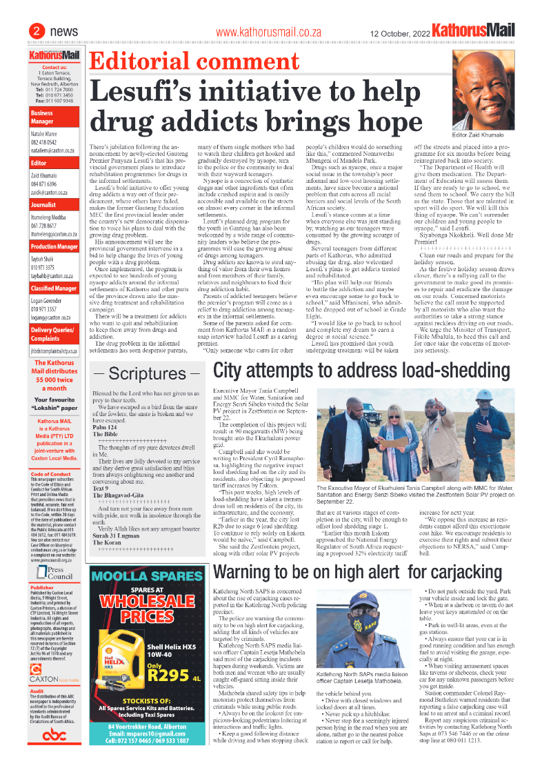 Kathorus Mail 12 Oct 2022 page 2