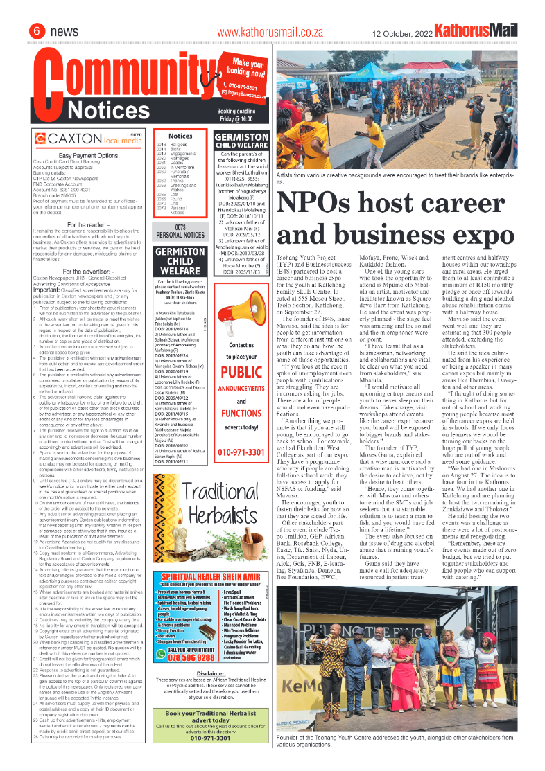 Kathorus Mail 12 Oct 2022 page 6