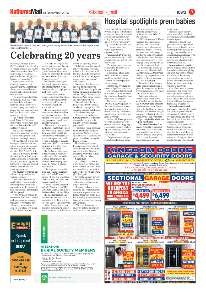 Kathorus Mail 13 December 2023 page 3