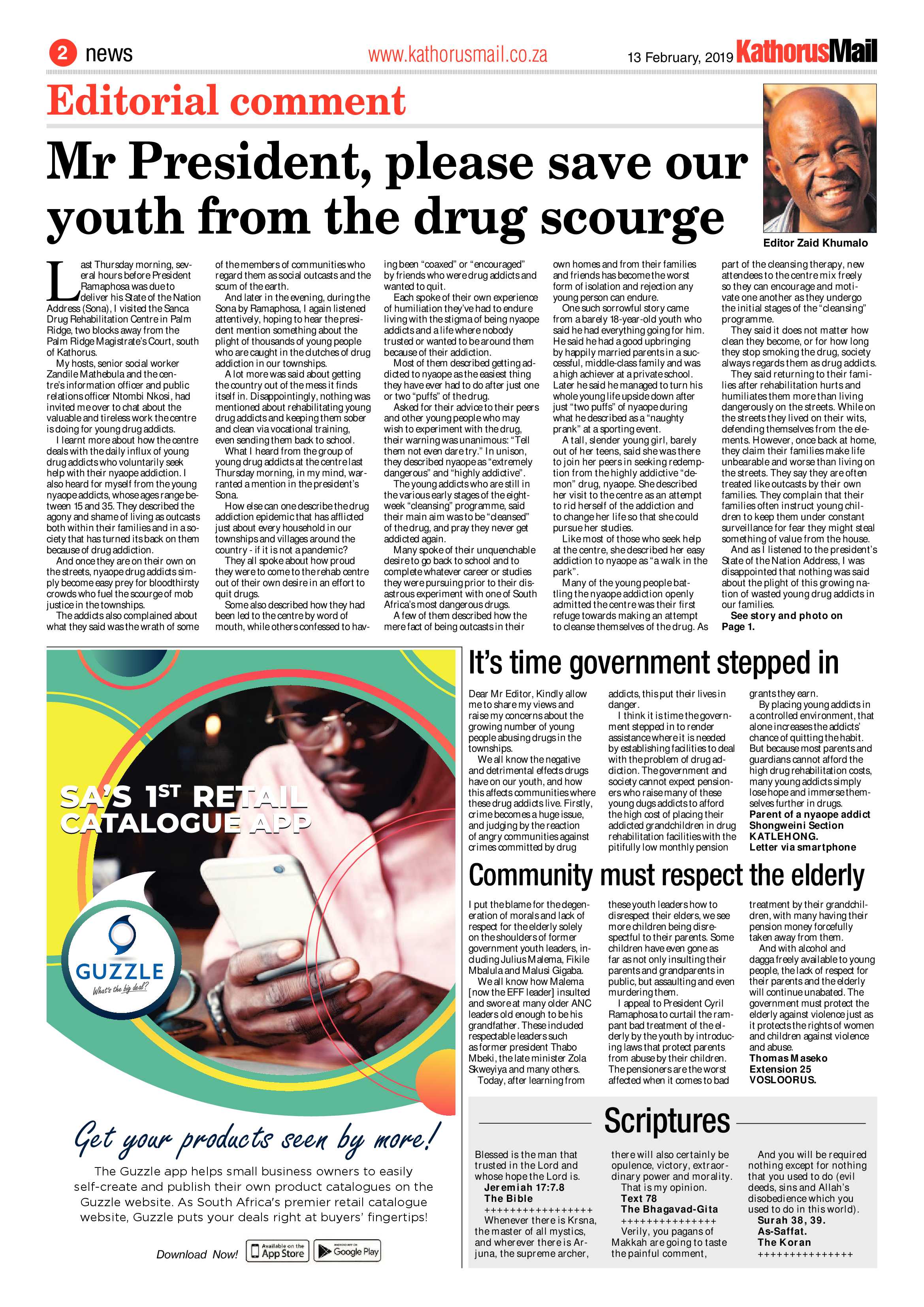 Kathorus Mail 13 February 2019 page 2