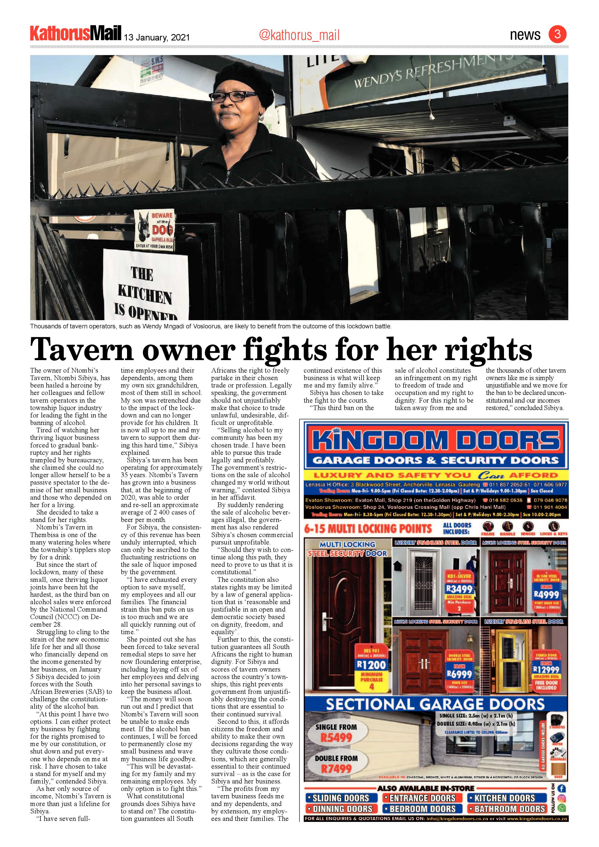 Kathorus Mail 13 January 2021 page 3