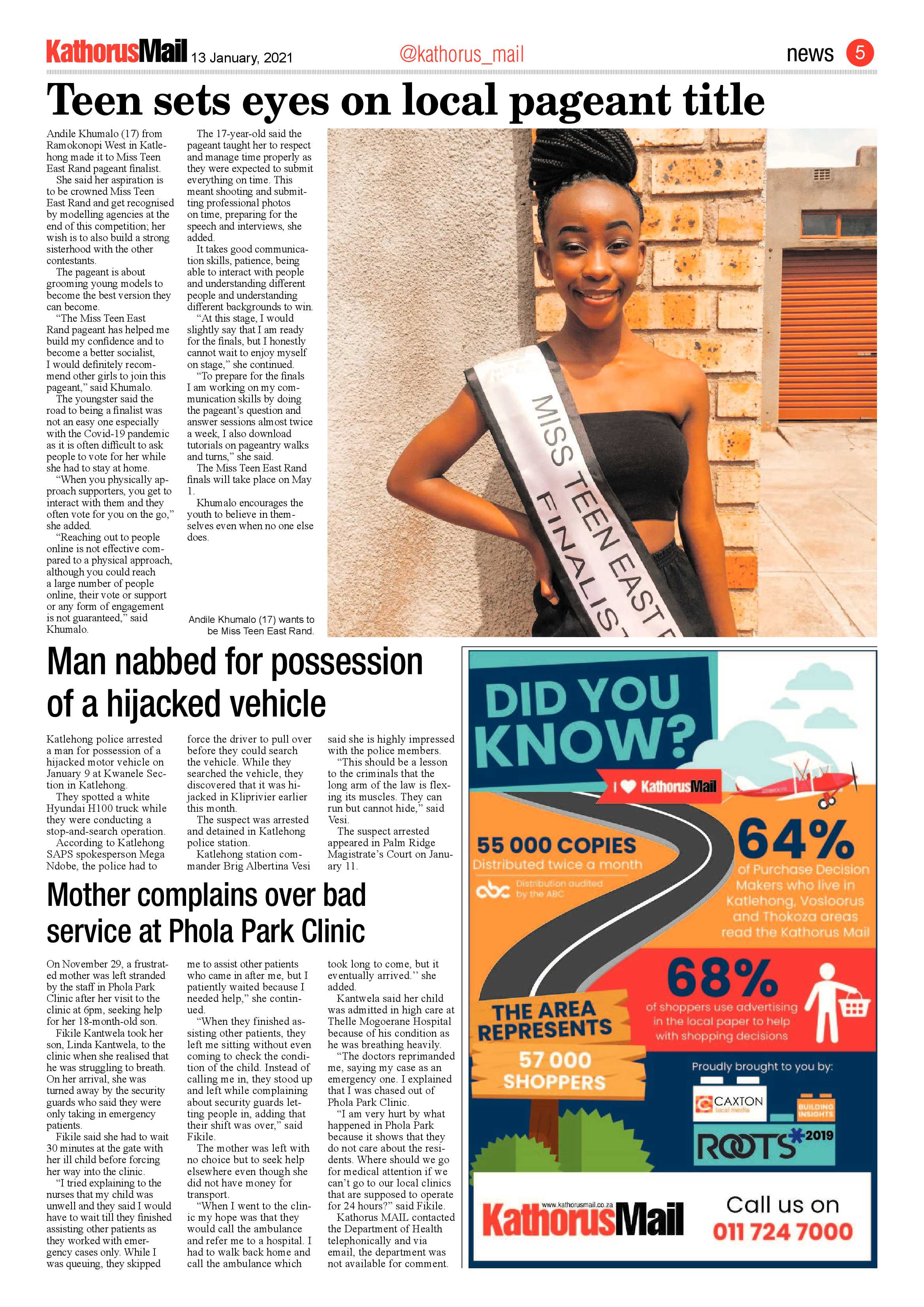 Kathorus Mail 13 January 2021 page 5