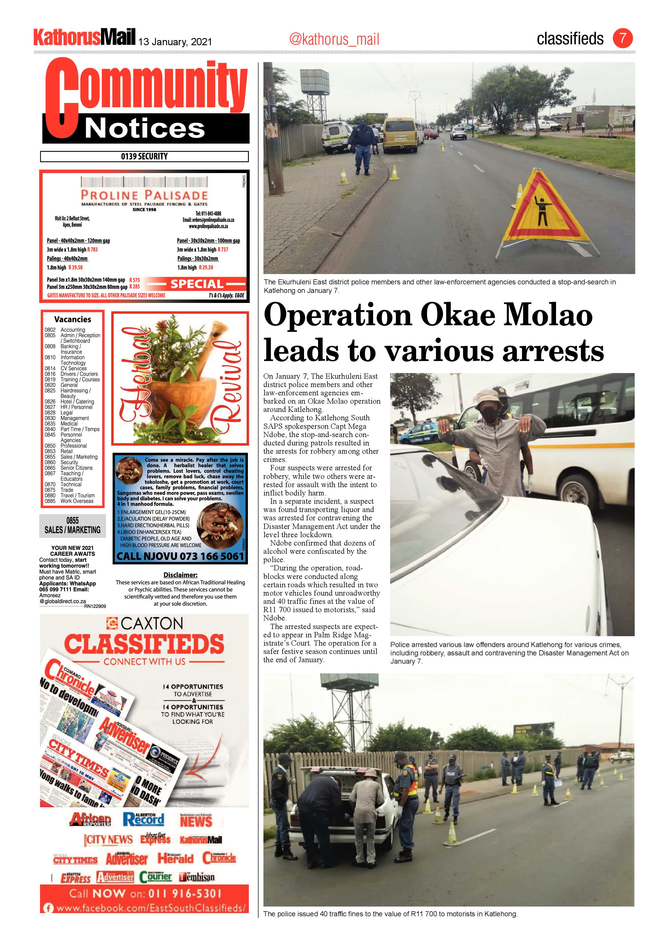 Kathorus Mail 13 January 2021 page 7