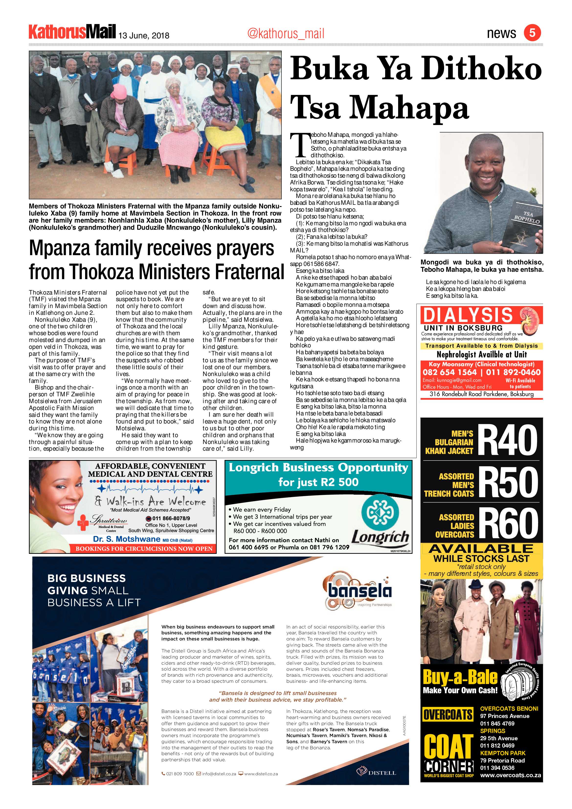 Kathorus Mail 13 June 2018 page 5