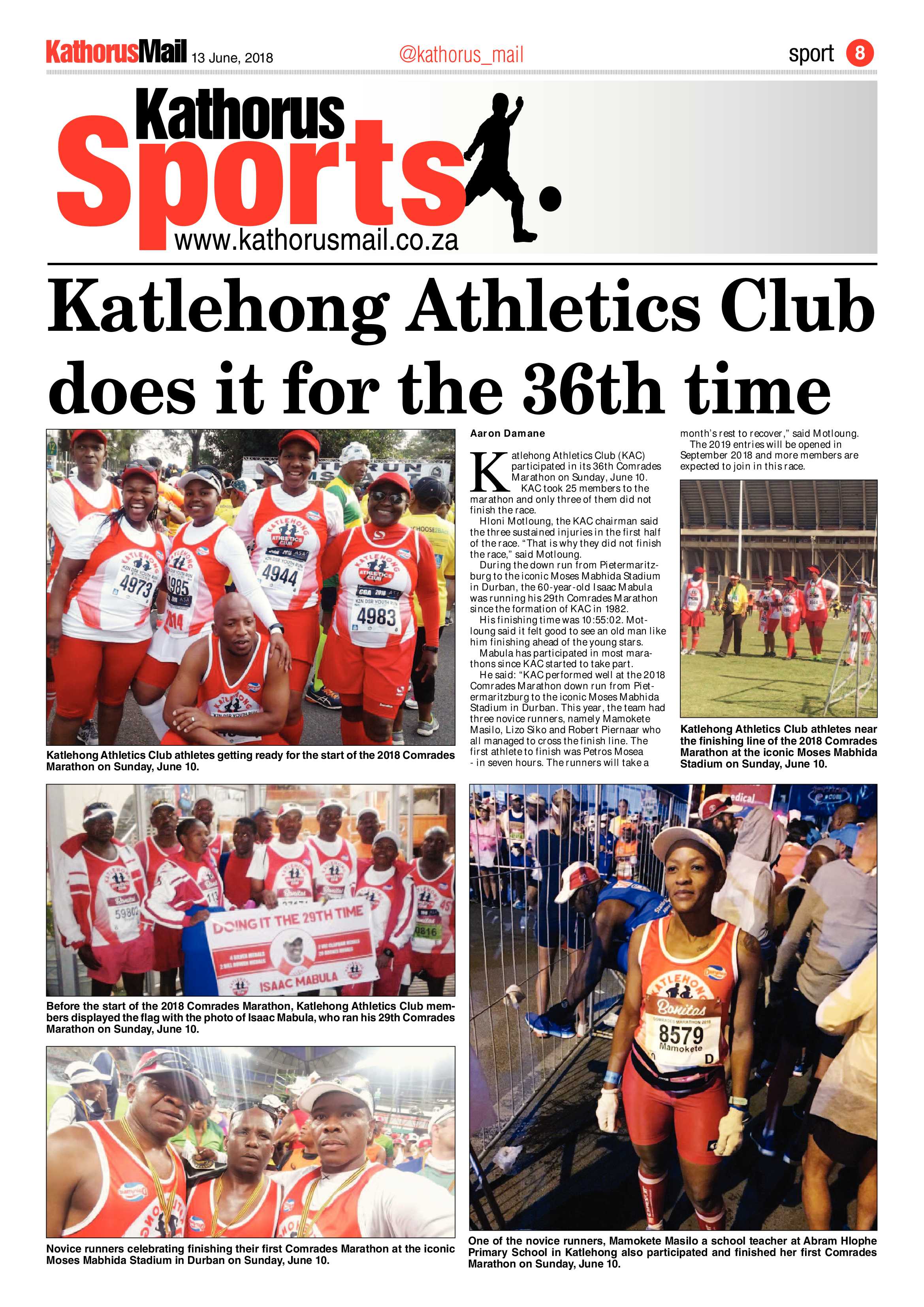 Kathorus Mail 13 June 2018 page 8