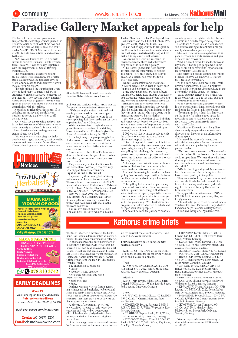 Kathorus Mail 13 March 2024 page 6