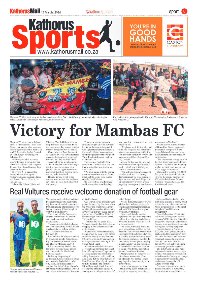 Kathorus Mail 13 March 2024 page 8