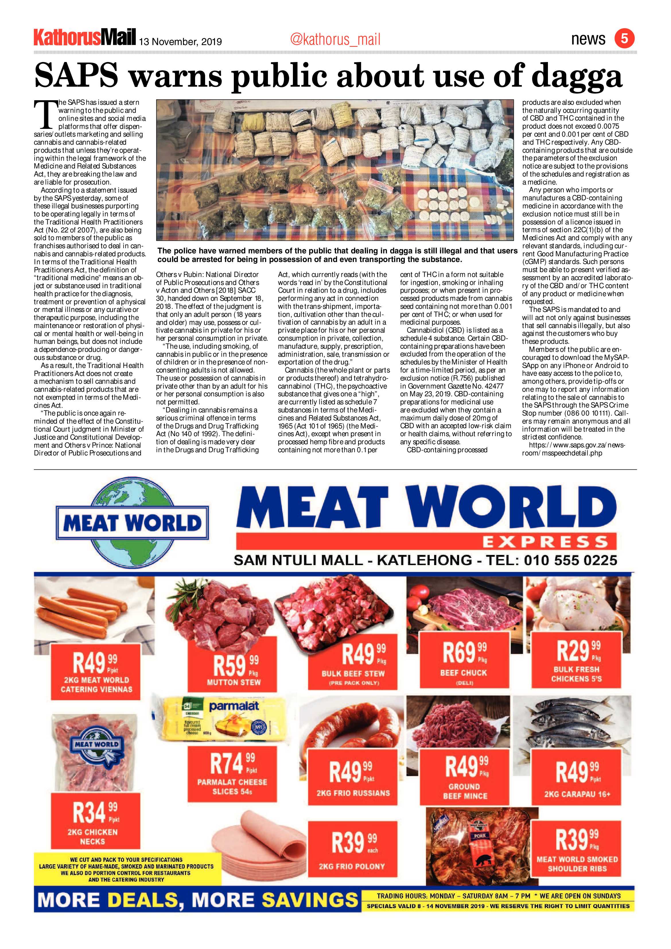 Kathorus Mail 13 November 2019 page 5