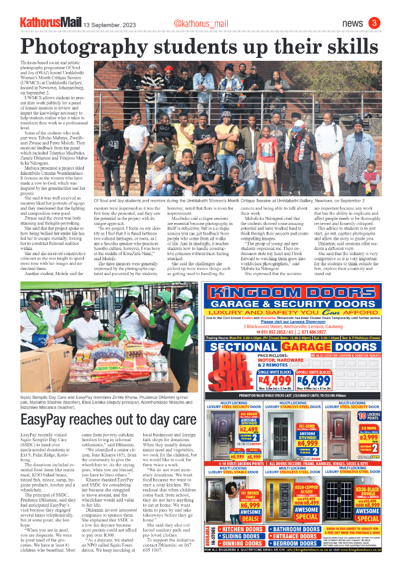 Kathorus Mail 13 September 2023 page 3