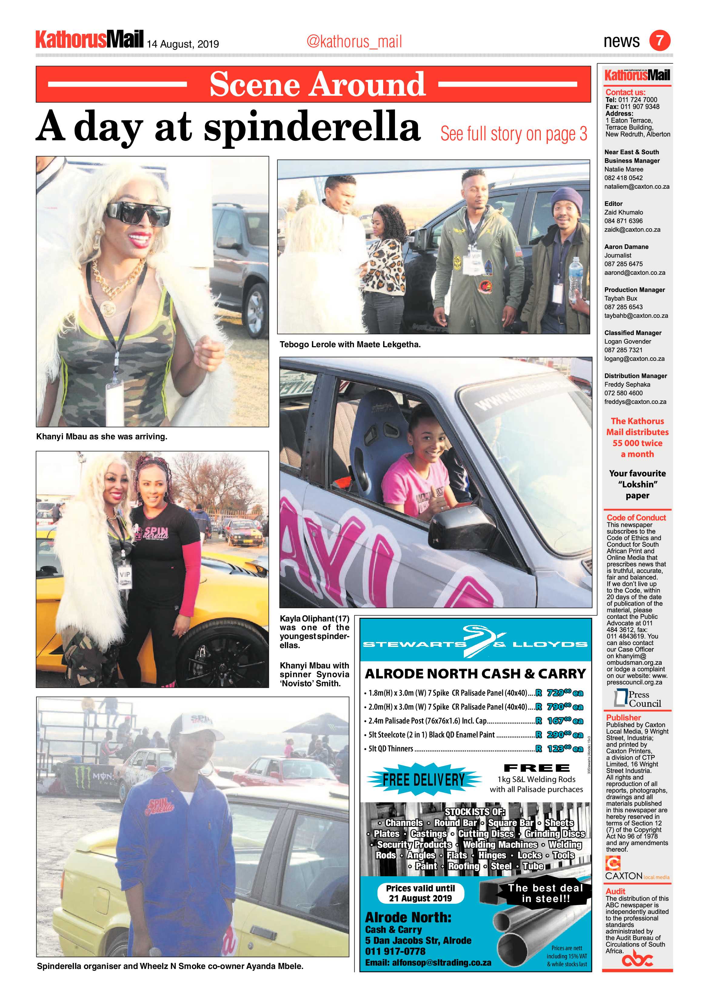Kathorus Mail 14 August 2019 page 7