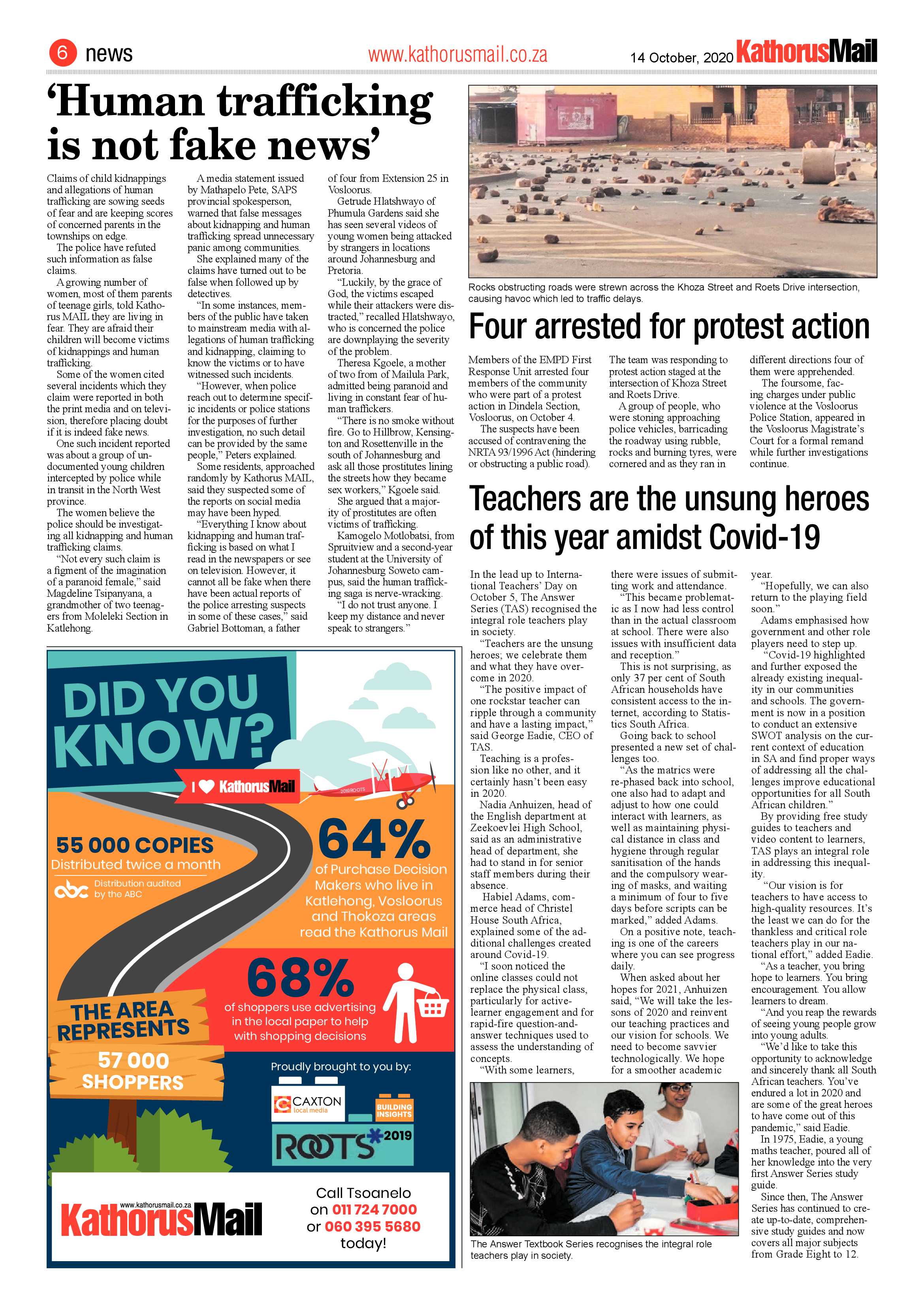 Kathorus Mail 14 October 2020 page 6