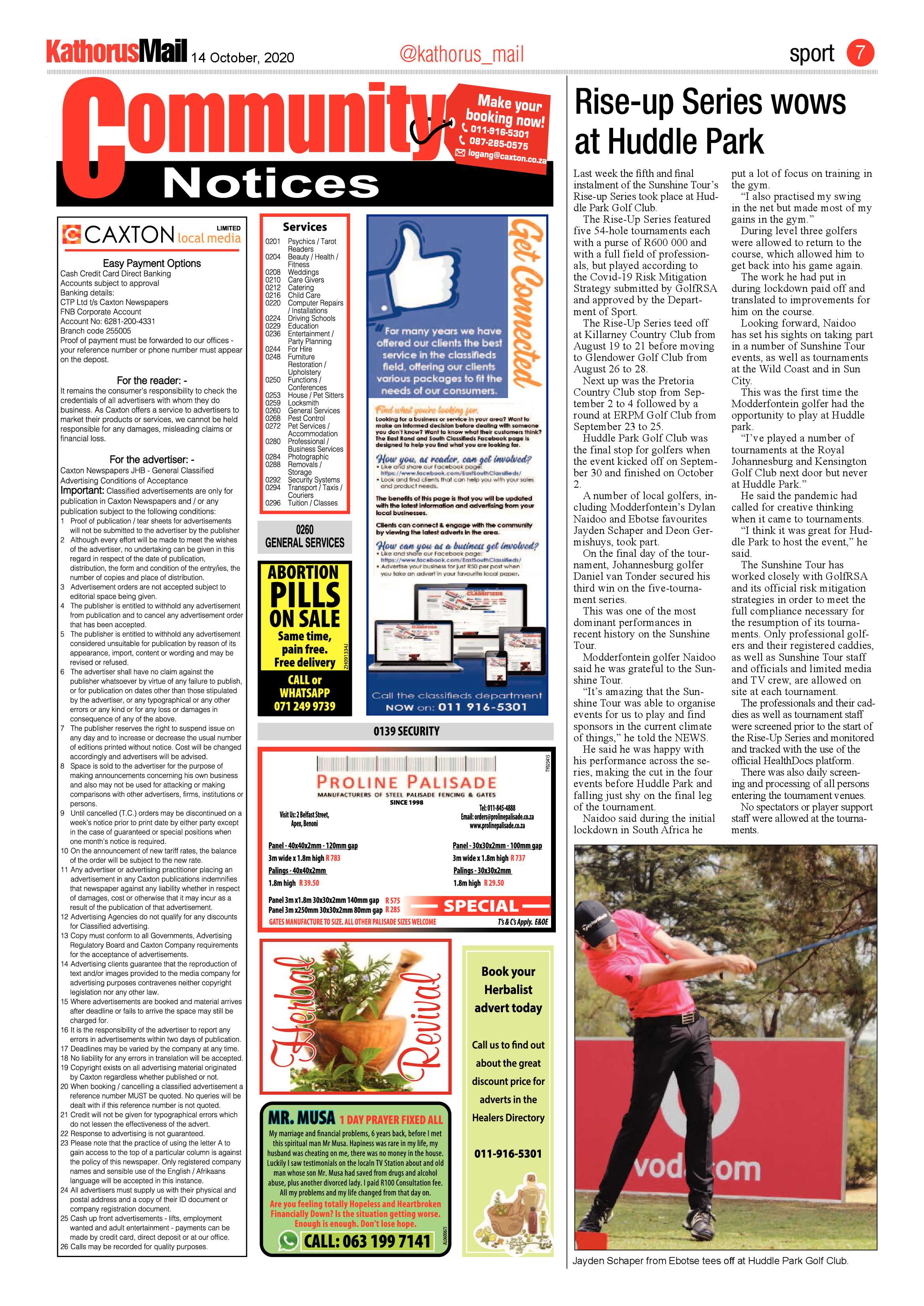Kathorus Mail 14 October 2020 page 7