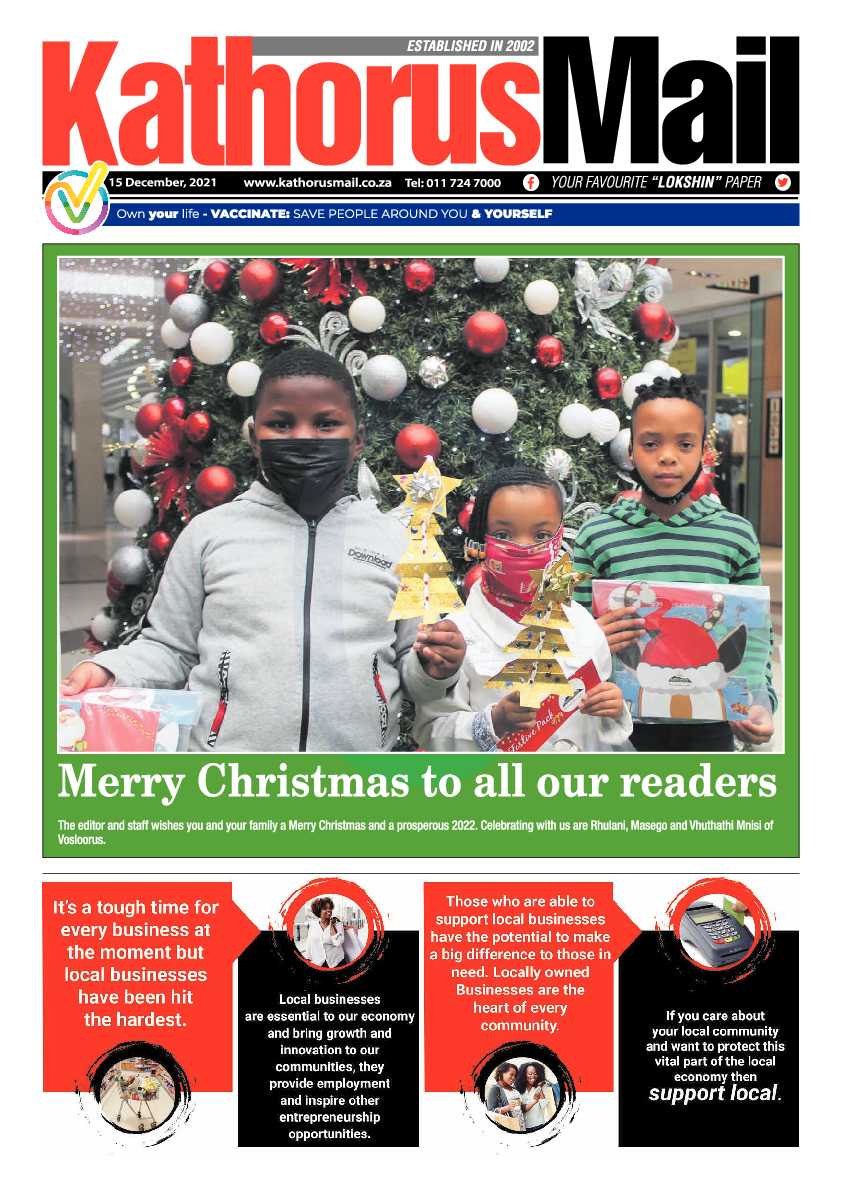 Kathorus Mail 15 December 2021 page 1