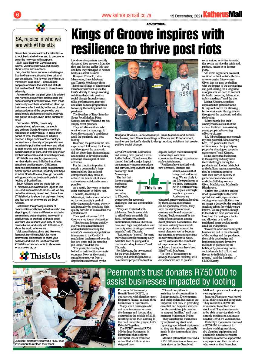 Kathorus Mail 15 December 2021 page 6