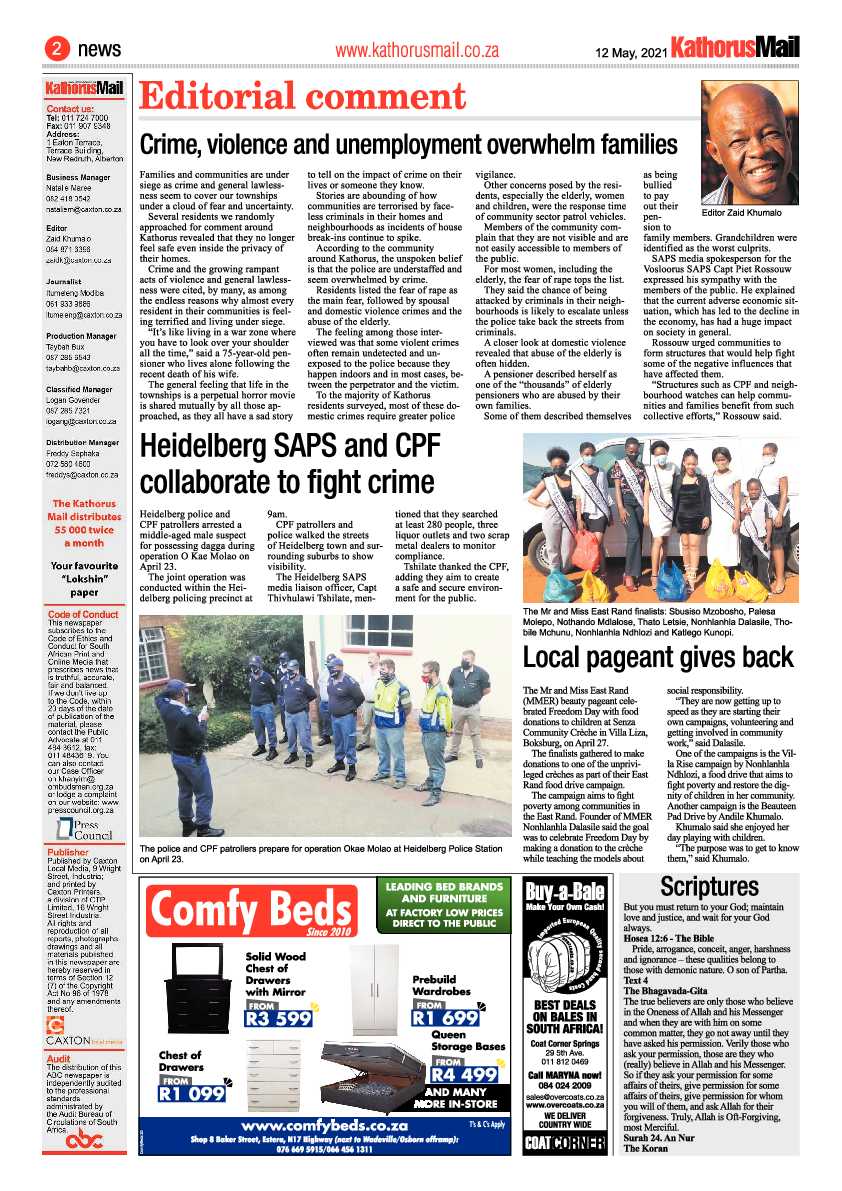 Kathorus Mail 14 May 2021 page 2