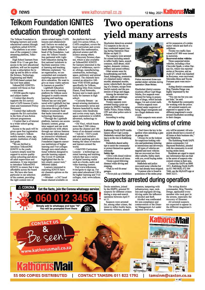 Kathorus Mail 14 May 2021 page 4