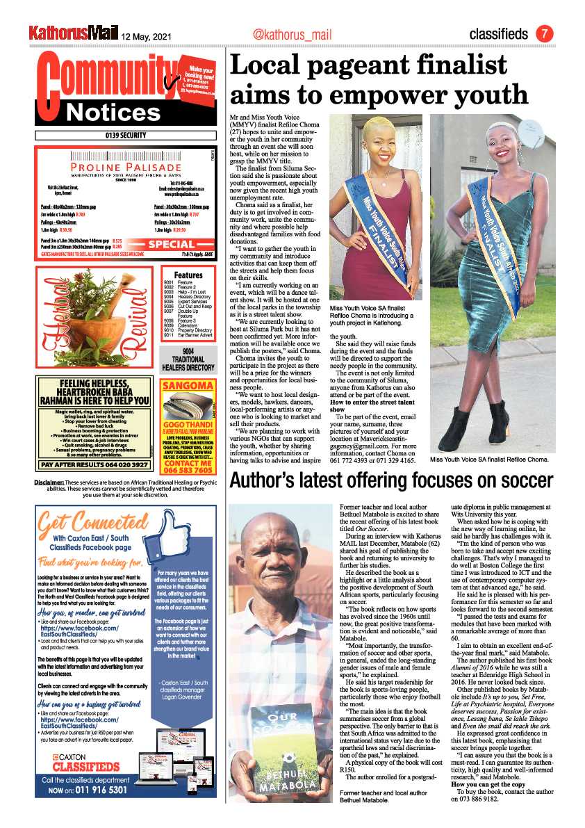 Kathorus Mail 14 May 2021 page 7