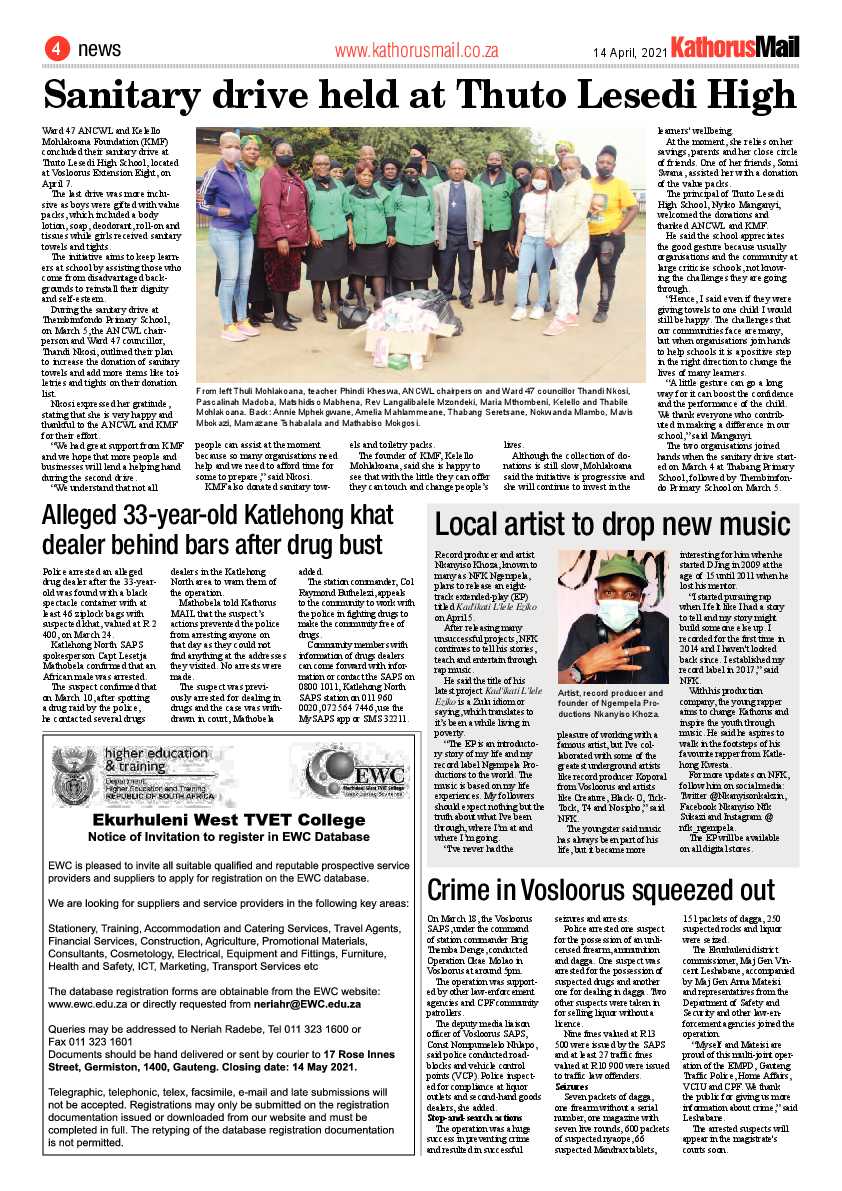 Kathorus Mail 16 April 2021 page 4